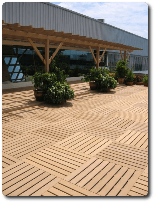 Baldosas madera exterior